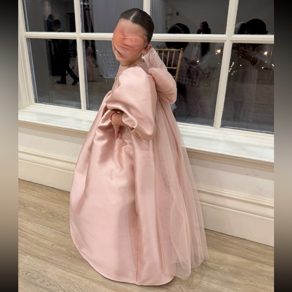 Reimagined Ella Petite Long Sleeve Gown Mauve Size 6 - Picture 2 of 3